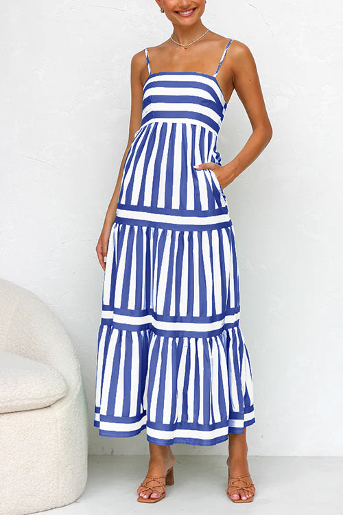 Chic Spaghetti Strap Maxi Dress for Women