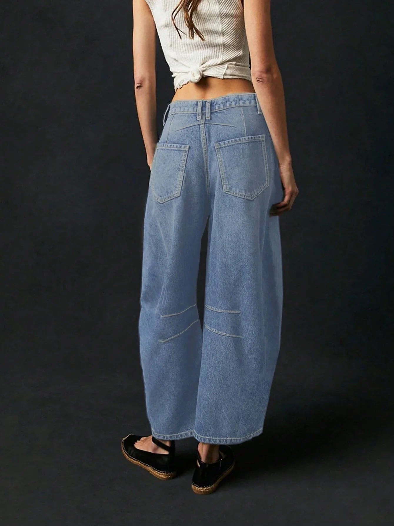 Women's Loose Fit Jeans with Comfort and Durability