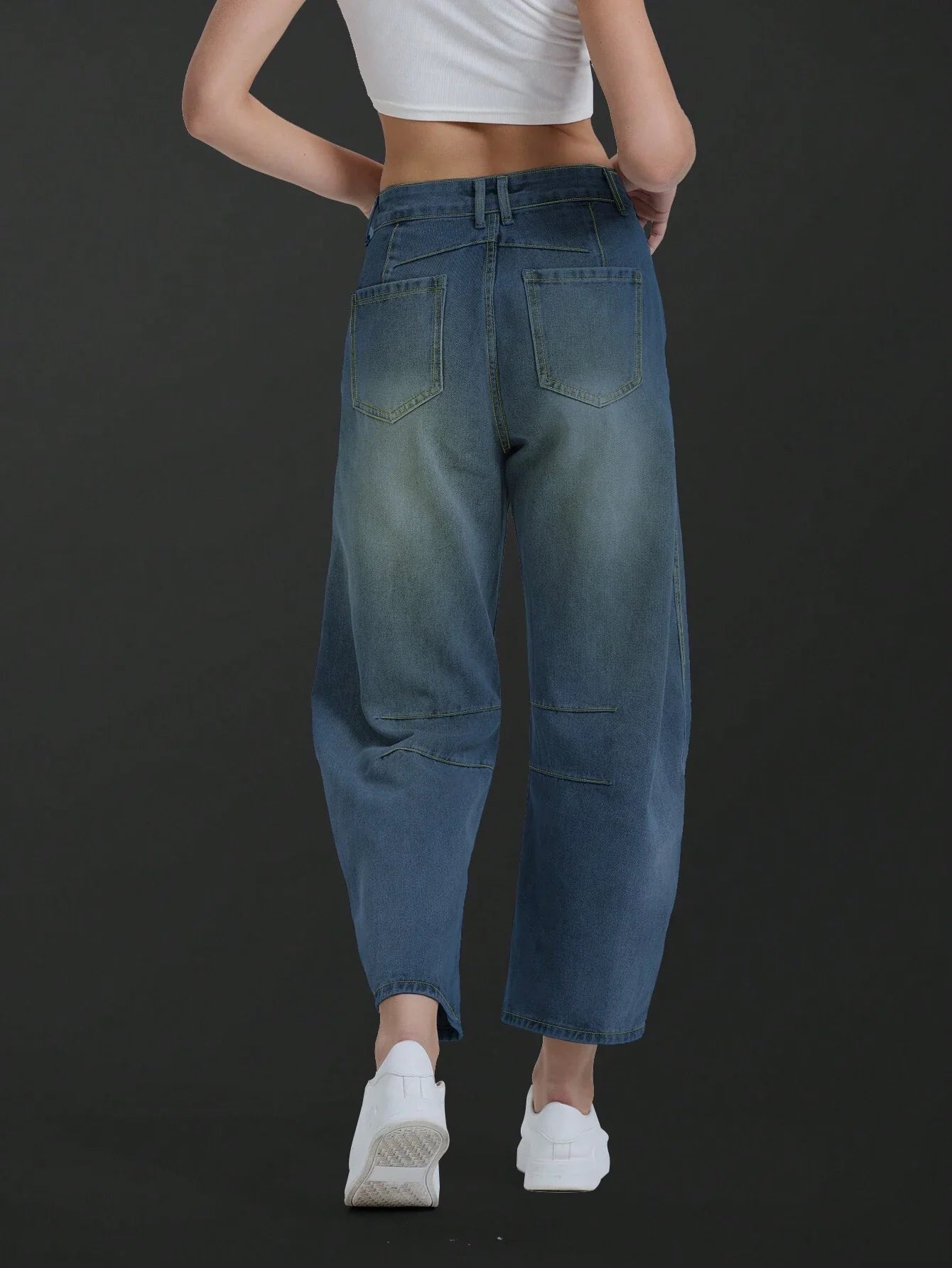 Women's Loose Fit Jeans with Comfort and Durability