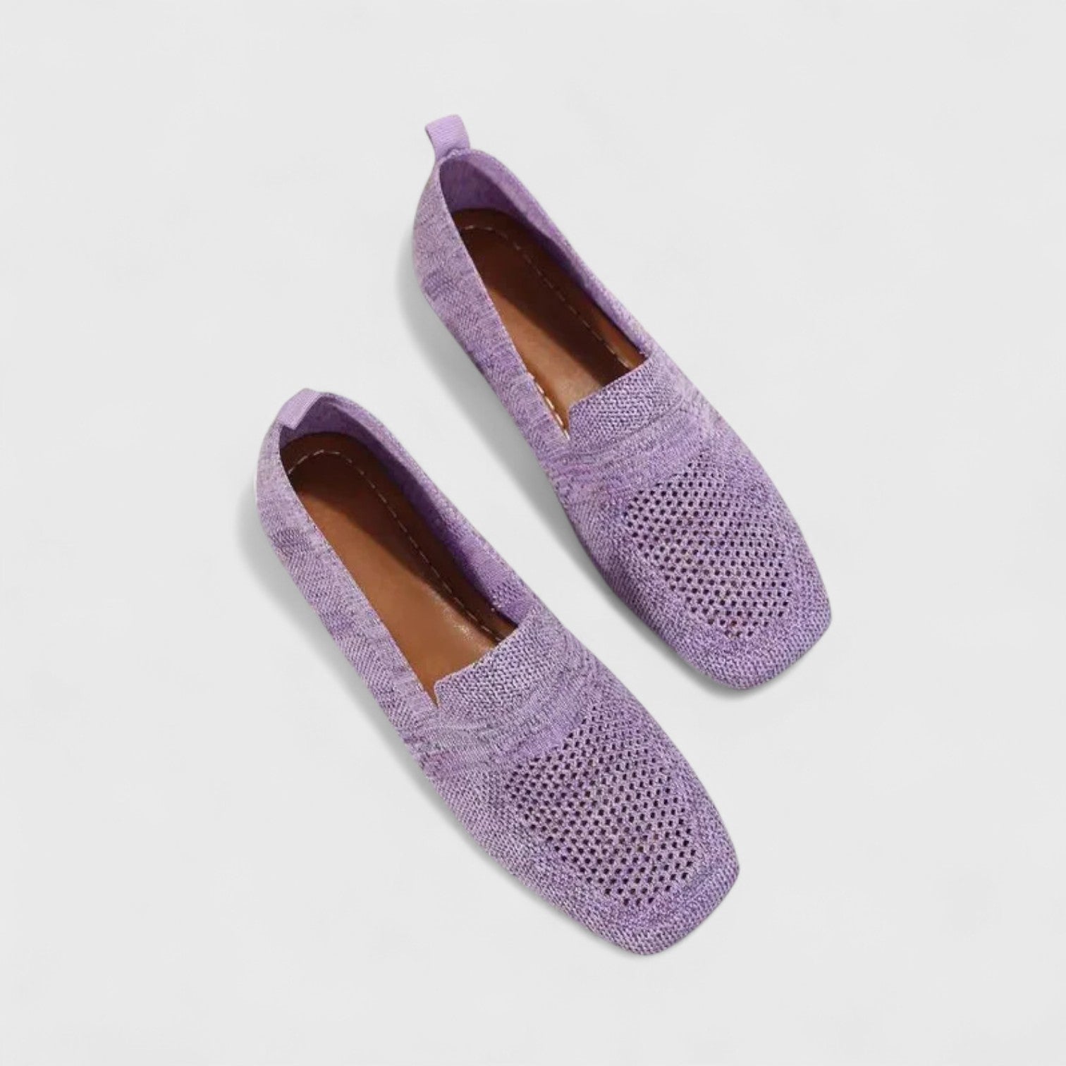 Women's Casual Knit Shoes with Slip-On Design