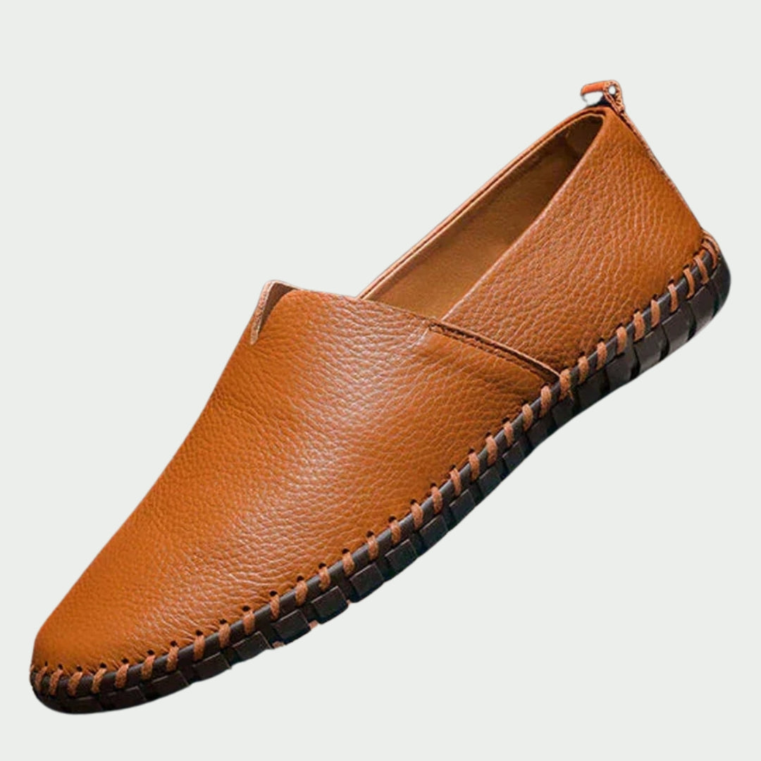 Men's Casual Slip-On Sandals with Flexible Sole and Sleek Design