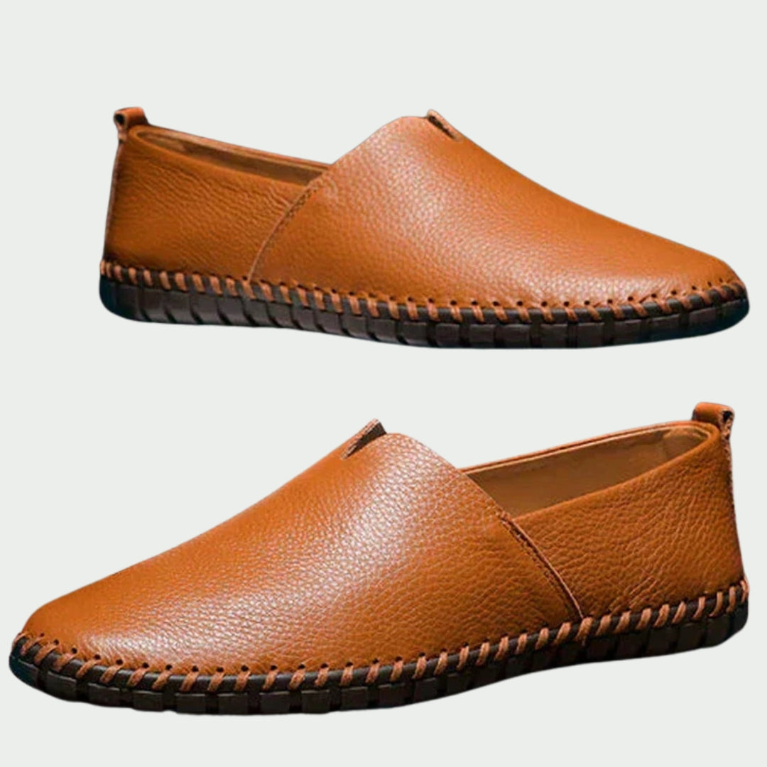 Men's Casual Slip-On Sandals with Flexible Sole and Sleek Design