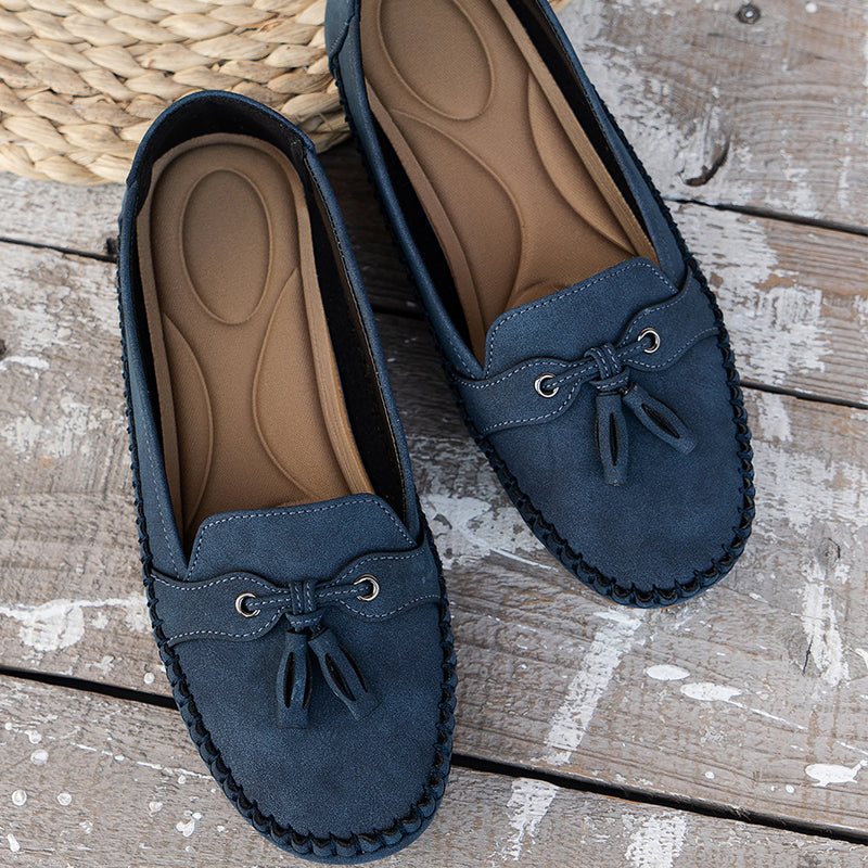 Women's Vintage Bow Loafers