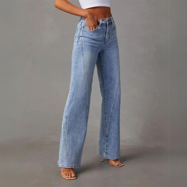 Women's Slim Fit Jeans with Breathable Fabric