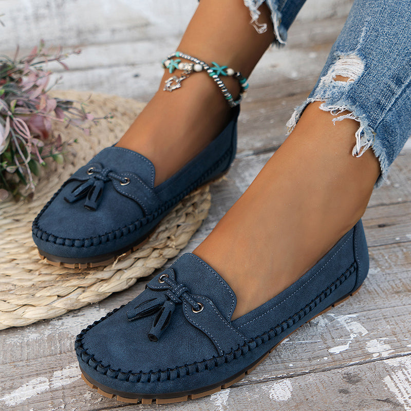 Women's Vintage Bow Loafers