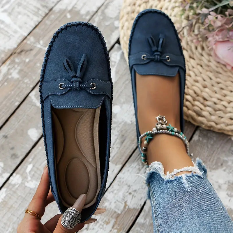 Women's Vintage Bow Loafers
