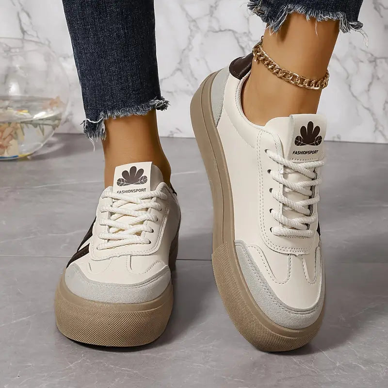Women’s Retro Casual Sneakers – Comfy Everyday Streetwear Shoes