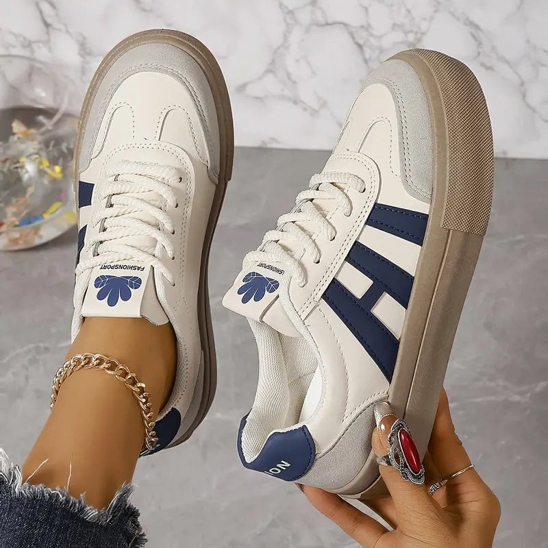 Women’s Retro Casual Sneakers – Comfy Everyday Streetwear Shoes