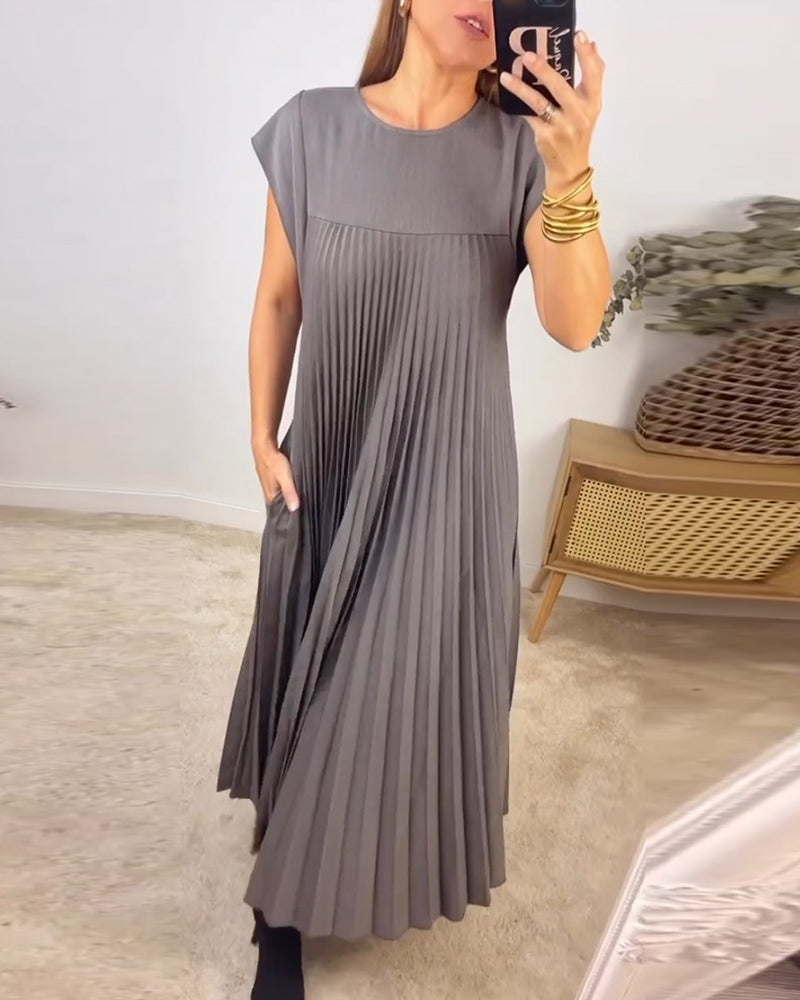 Elegant Short Sleeve Maxi Dress for Women