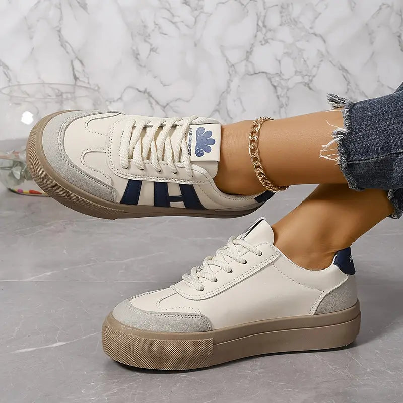 Women’s Retro Casual Sneakers – Comfy Everyday Streetwear Shoes