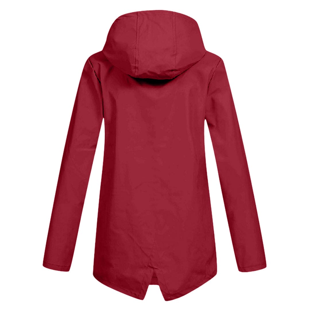 Women's Lightweight Waterproof Windbreaker Jacket with Hood
