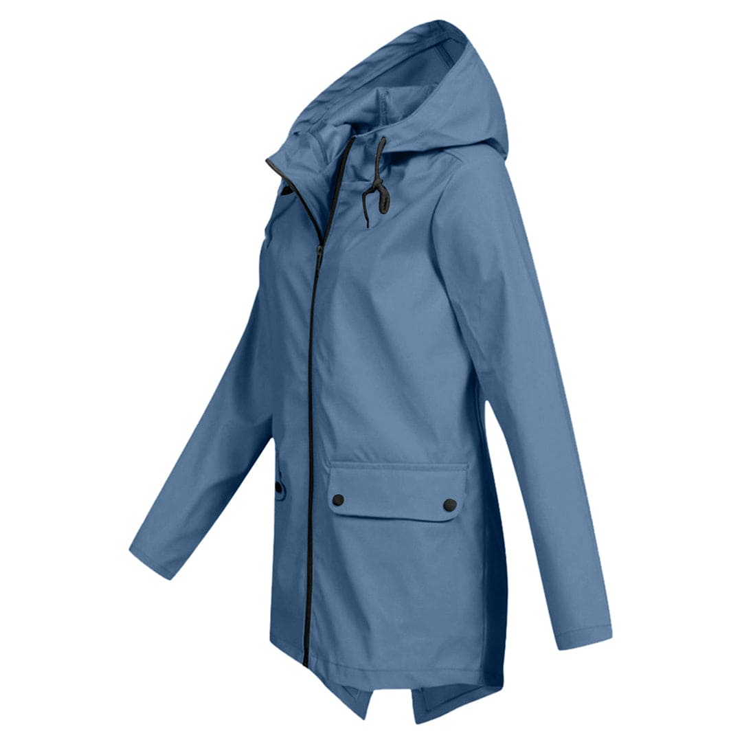Women's Lightweight Waterproof Windbreaker Jacket with Hood