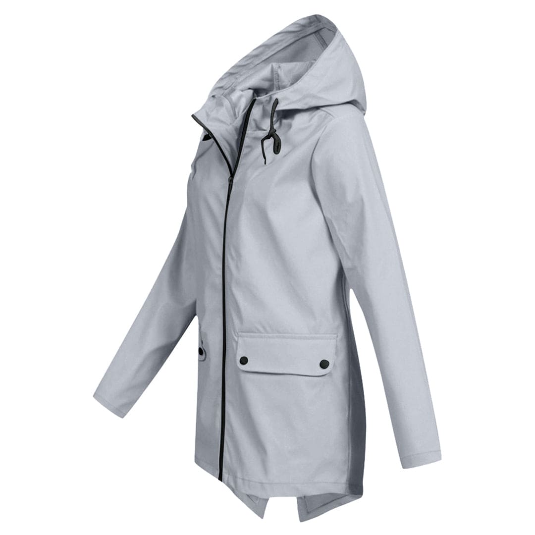 Women's Lightweight Waterproof Windbreaker Jacket with Hood