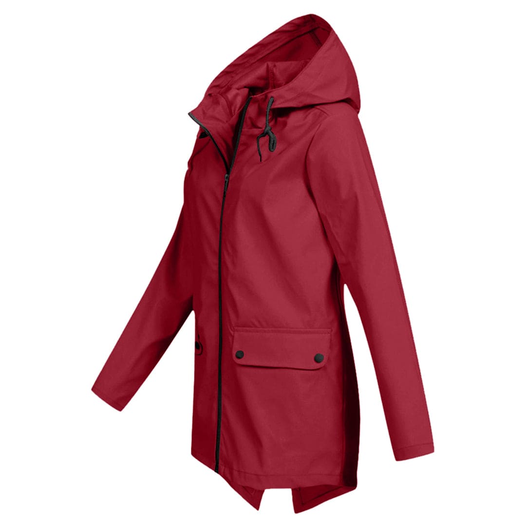 Women's Lightweight Waterproof Windbreaker Jacket with Hood