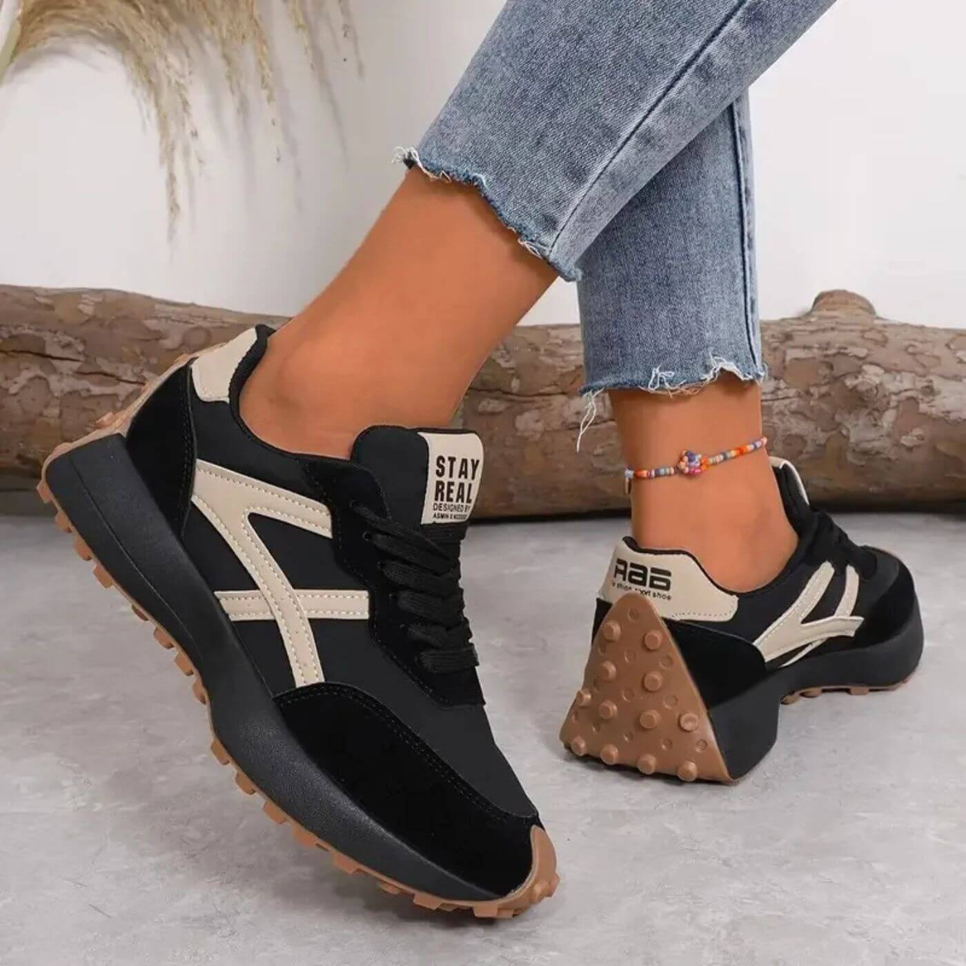 Women's Orthopedic Lace-Up Athletic Shoes