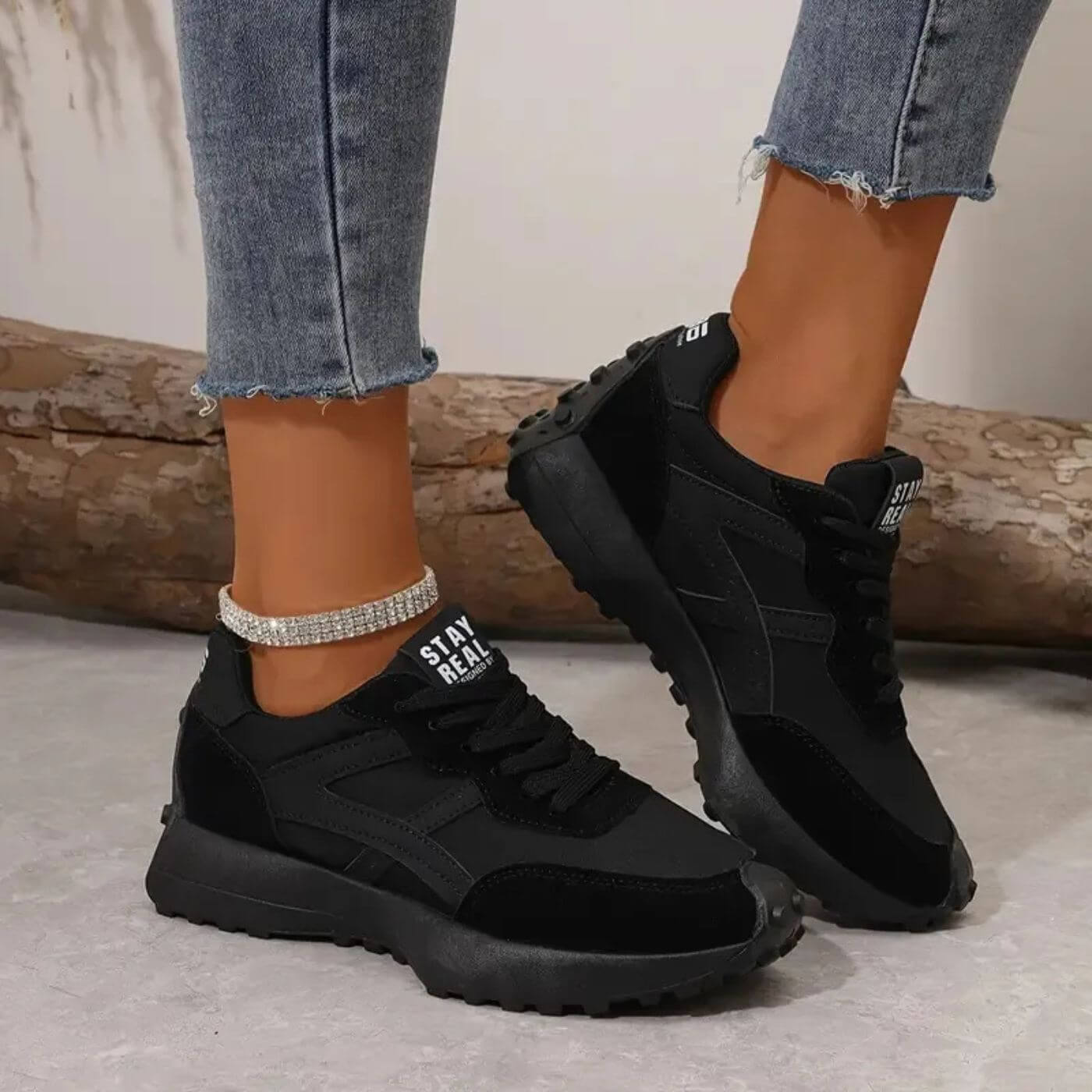 Women's Orthopedic Lace-Up Athletic Shoes