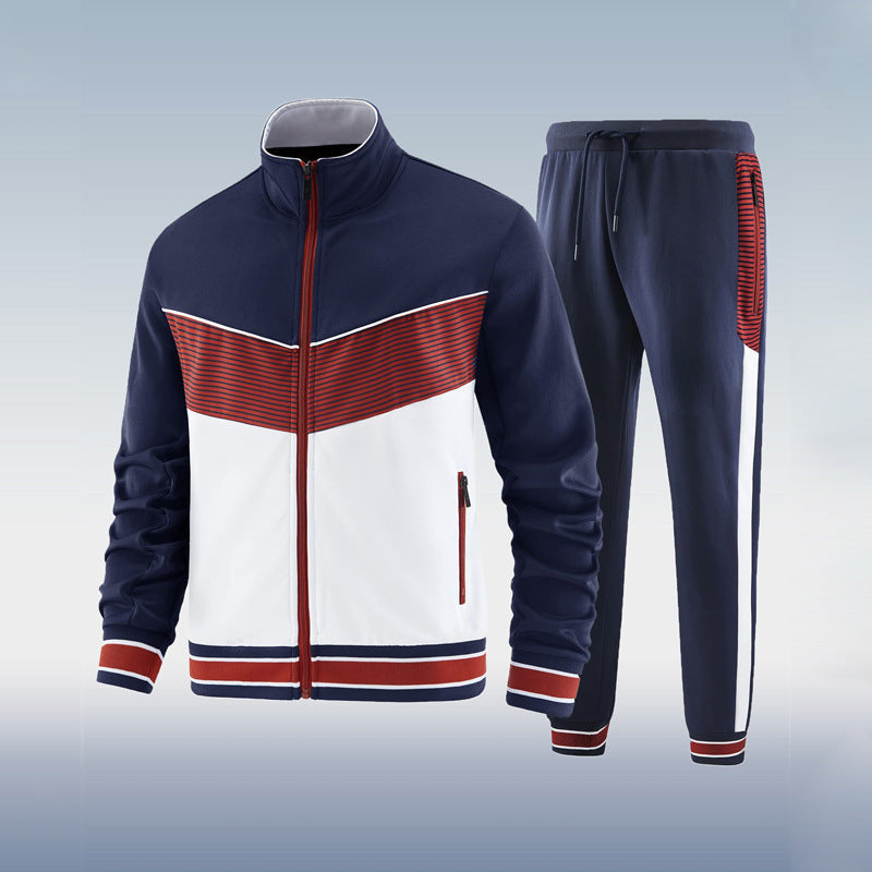 Men’s Premium Tracksuit Set – Athletic Slim Fit 2-Piece Outfit