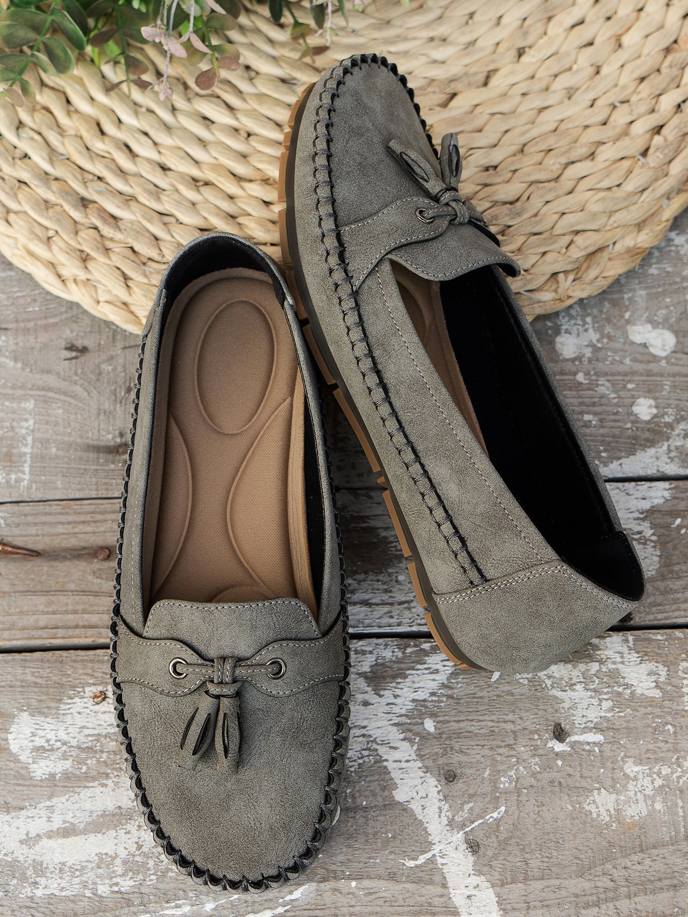 Women's Vintage Bow Loafers