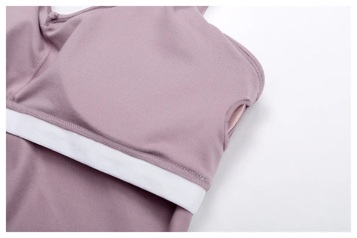 Women’s Two-Piece Lounge Set with Racerback Crop Top and Wide-Leg Pants