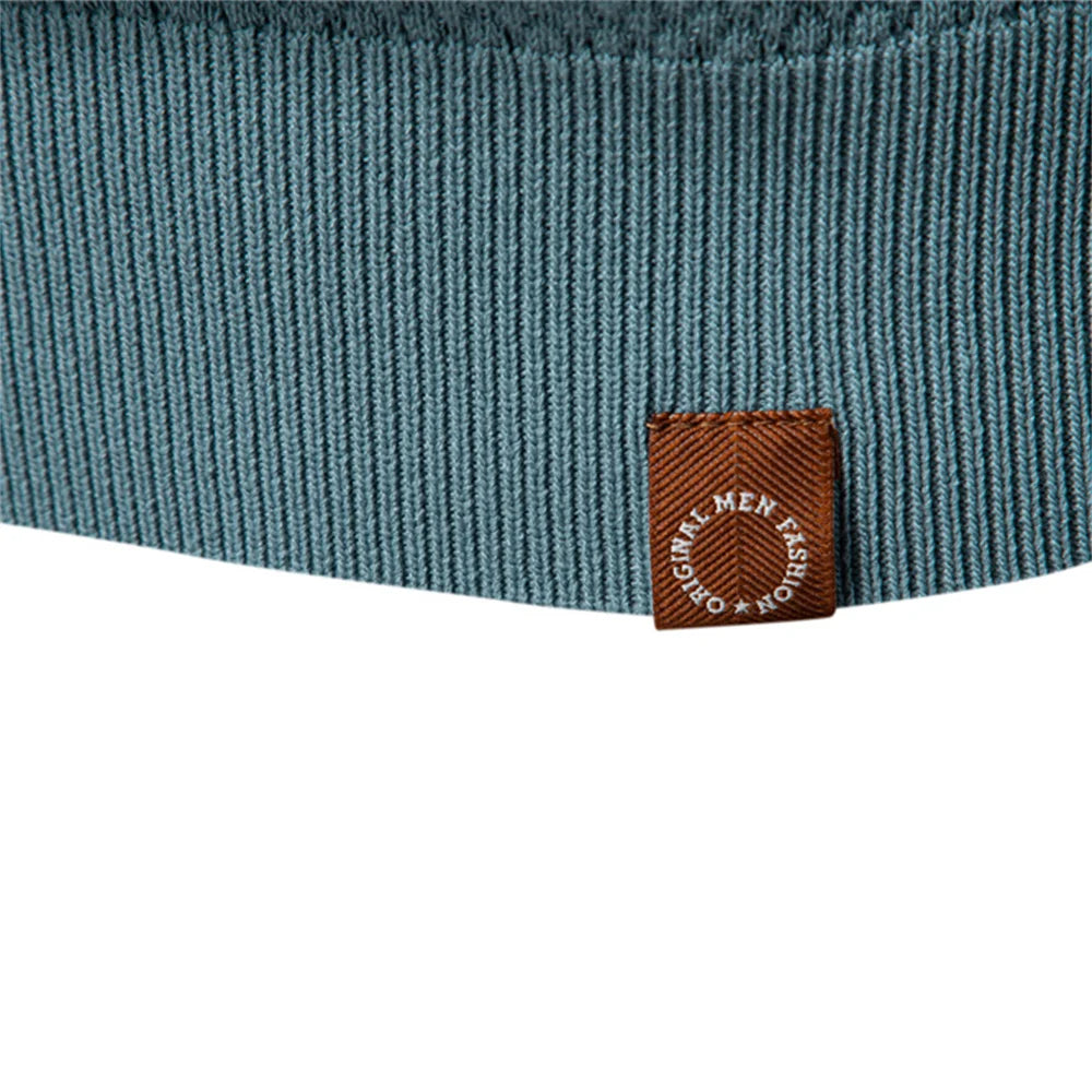 Men's Short Sleeve Polo Shirt with Textured Knit Design