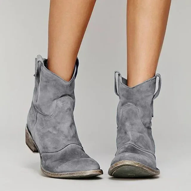 Women's Western Suede Boots