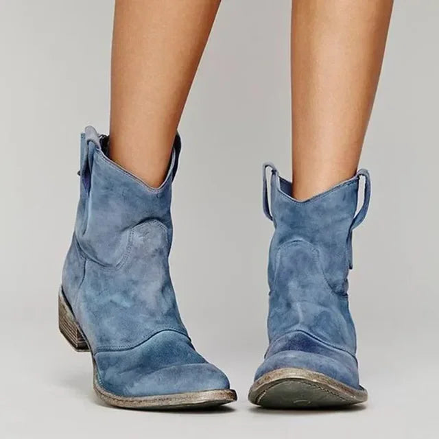 Women's Western Suede Boots