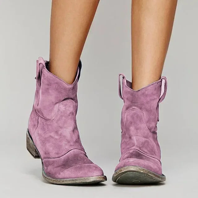 Women's Western Suede Boots