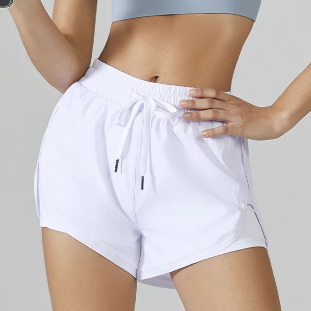 Women's Running Swim Shorts with Phone Pocket and Inner Liner