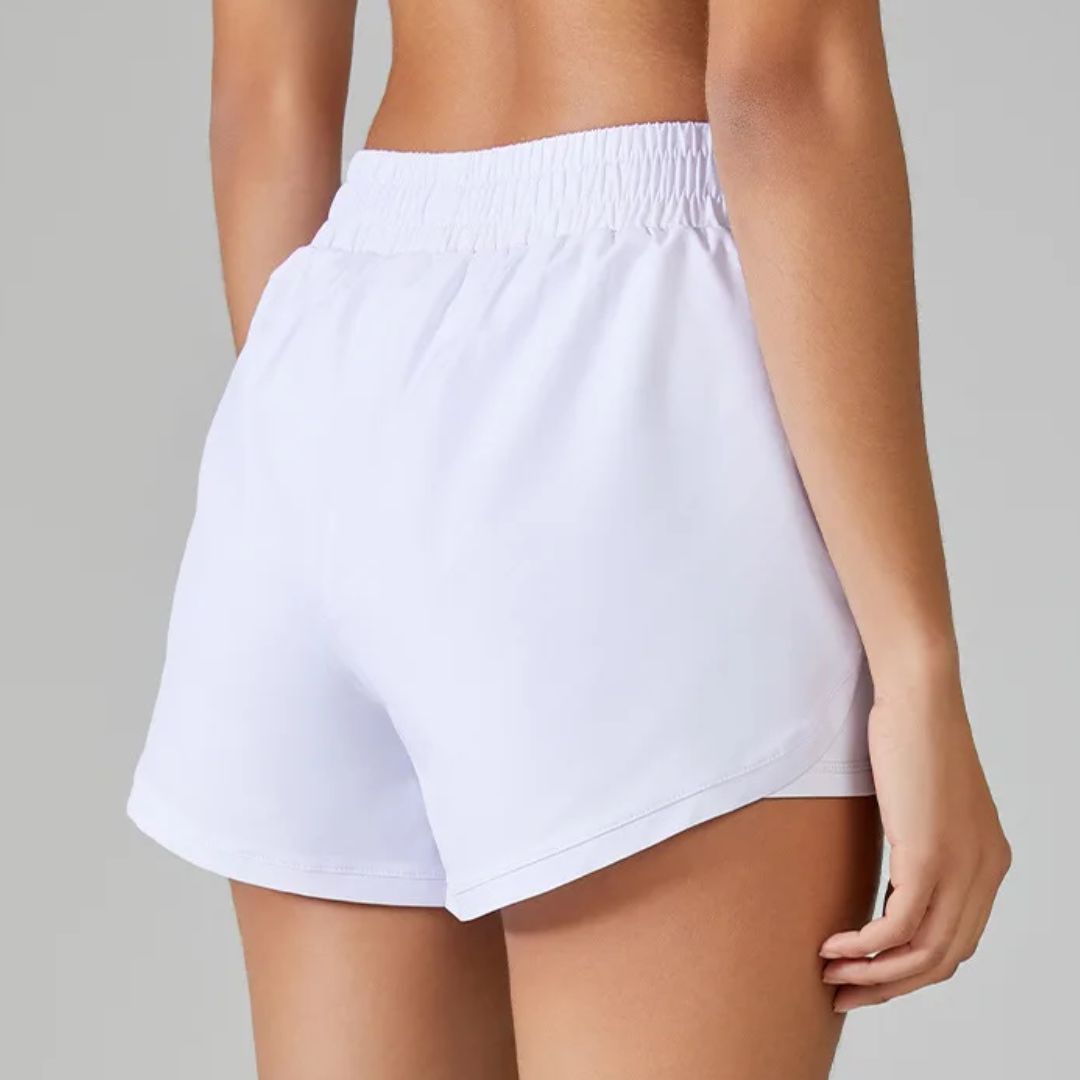 Women's Running Swim Shorts with Phone Pocket and Inner Liner