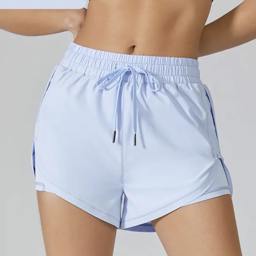 Women's Running Swim Shorts with Phone Pocket and Inner Liner