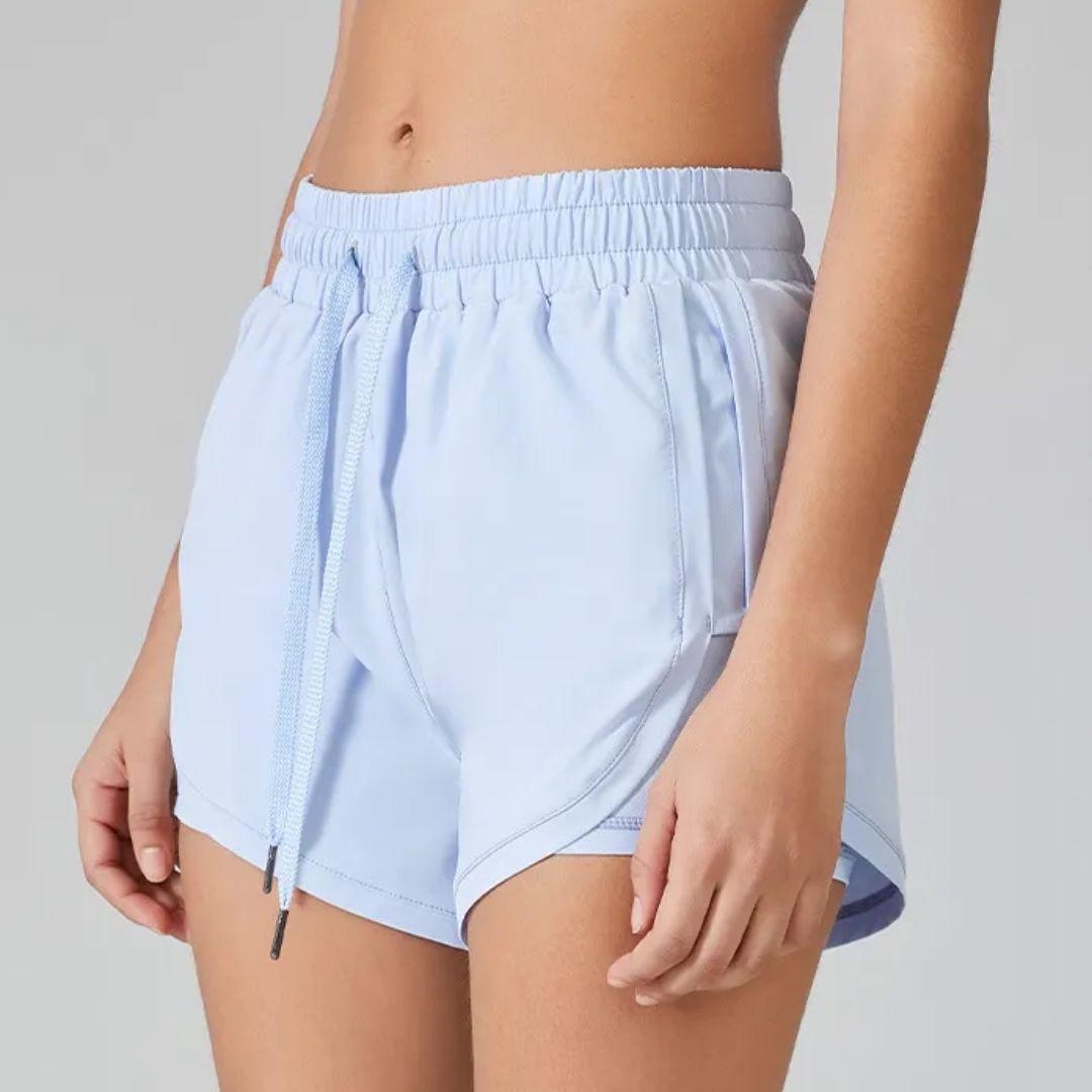 Women's Running Swim Shorts with Phone Pocket and Inner Liner
