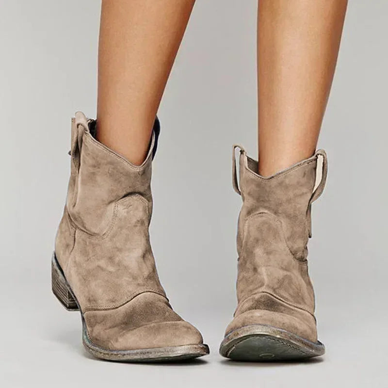 Women's Western Suede Boots