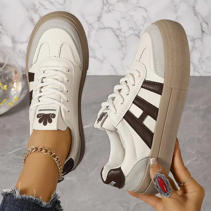 Women’s Retro Casual Sneakers – Comfy Everyday Streetwear Shoes
