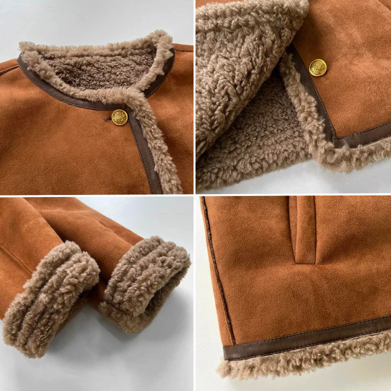 Women's Button-Up Winter Jacket with Soft Inner Lining