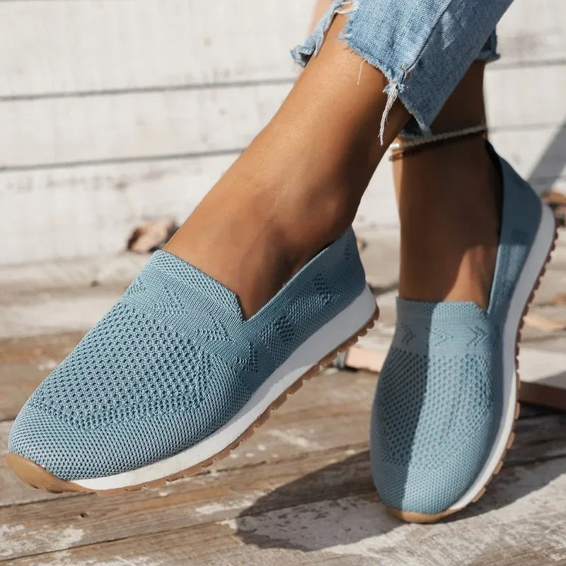 Women's Lightweight Slip-On Loafers with Cushioned Sole