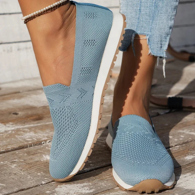 Women's Lightweight Slip-On Loafers with Cushioned Sole