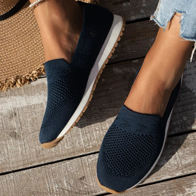 Women's Lightweight Slip-On Loafers with Cushioned Sole