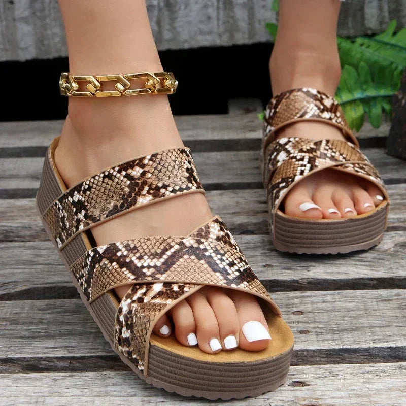 Chic Platform Cork Sandals for Women