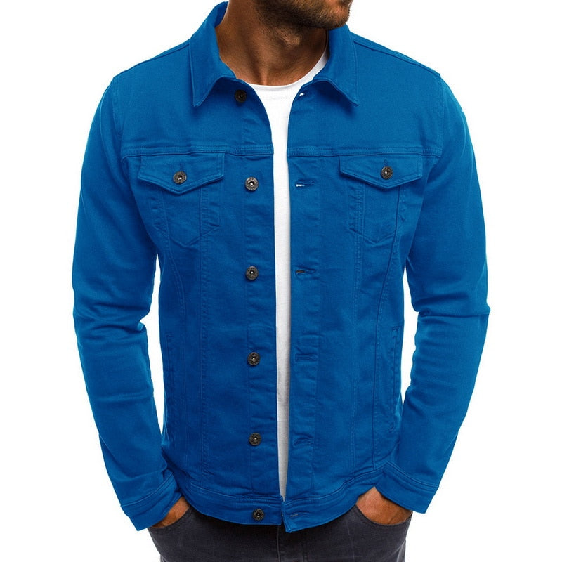 Men's Casual Streetwear Denim Jacket