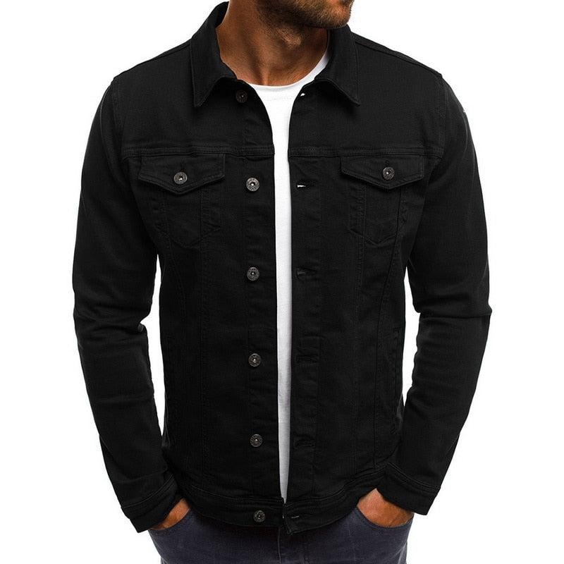 Men's Casual Streetwear Denim Jacket