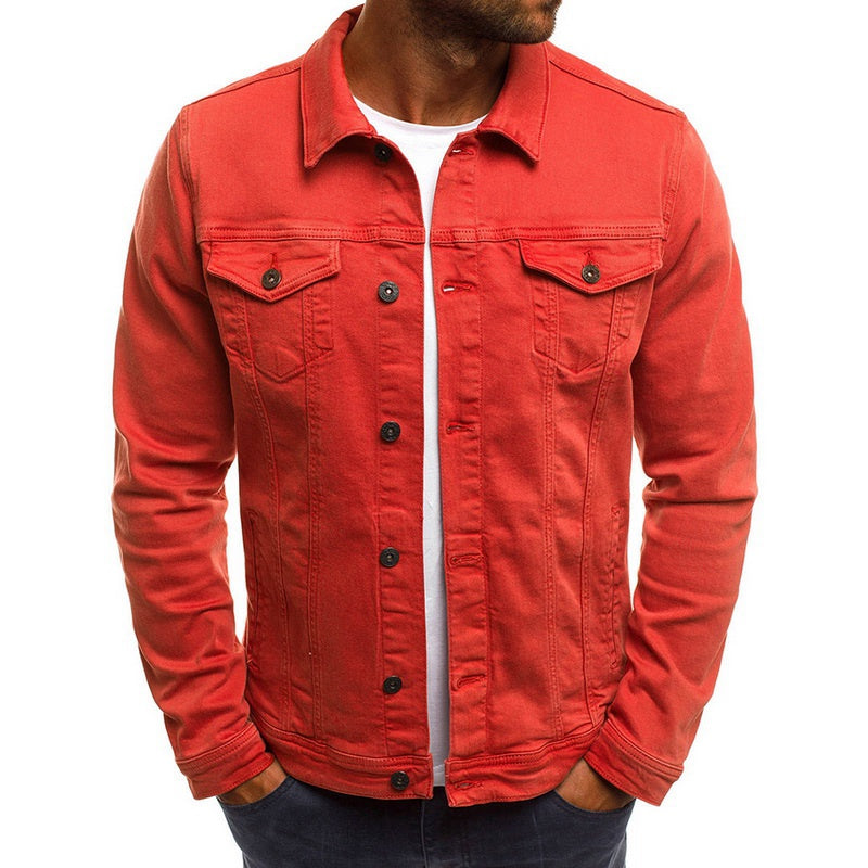 Men's Casual Streetwear Denim Jacket