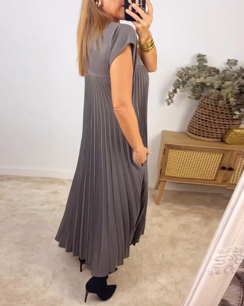 Elegant Short Sleeve Maxi Dress for Women