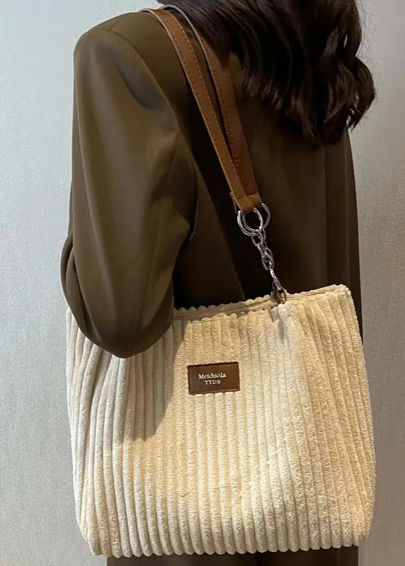 Women's Quilted Shoulder Hand Bag with Dual Strap Design
