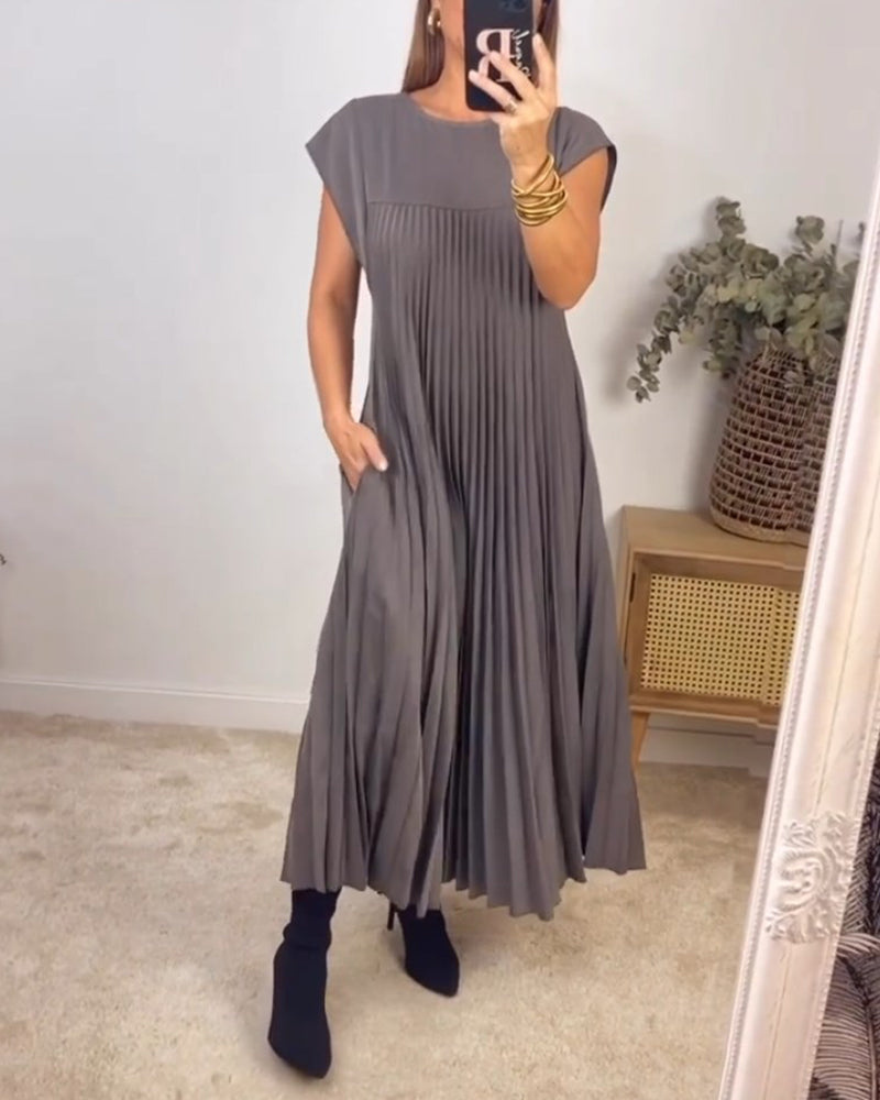 Elegant Short Sleeve Maxi Dress for Women