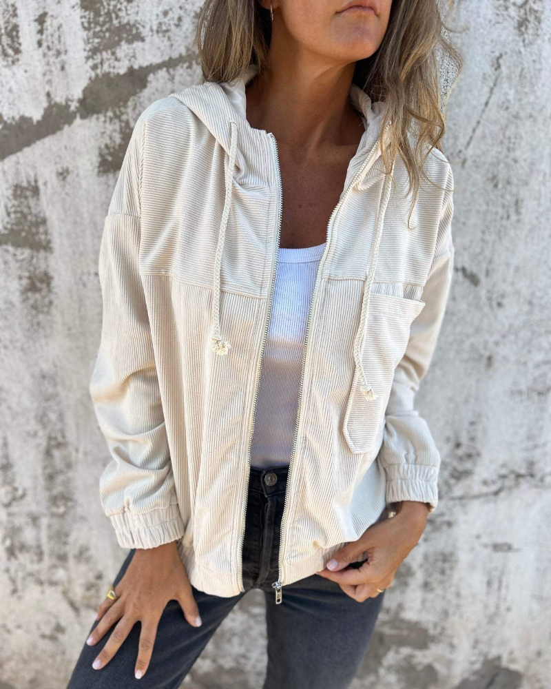 Women's Cozy Hooded Jacket