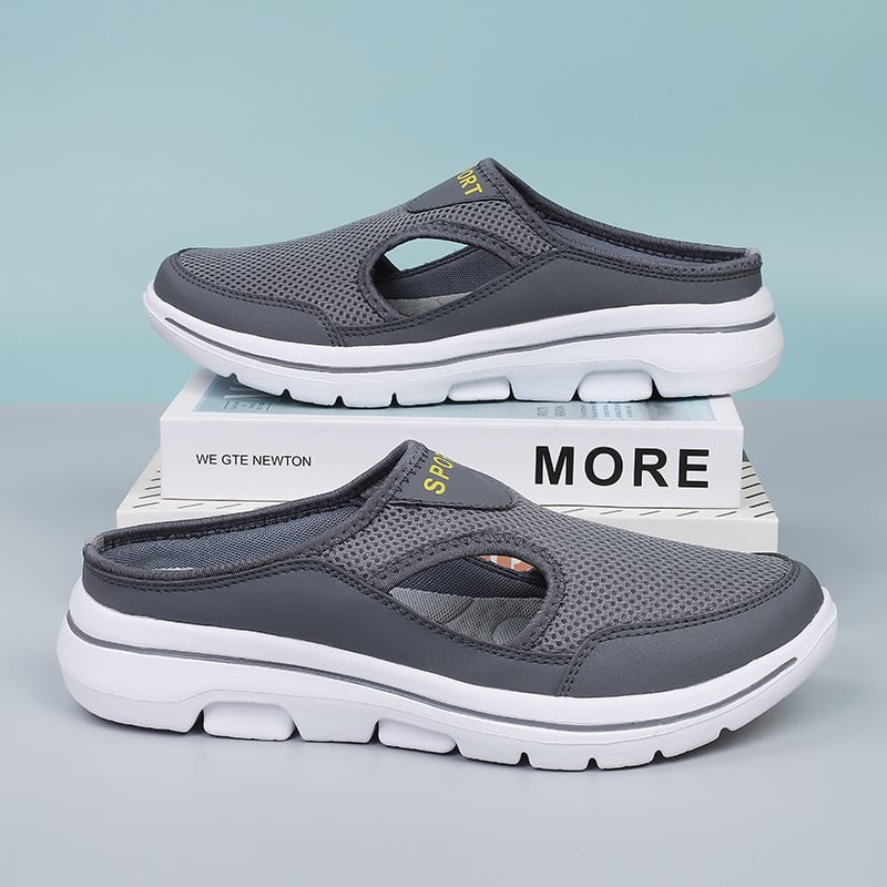 Men's Orthopedic Slip-On Slippers with Supportive Sole Design