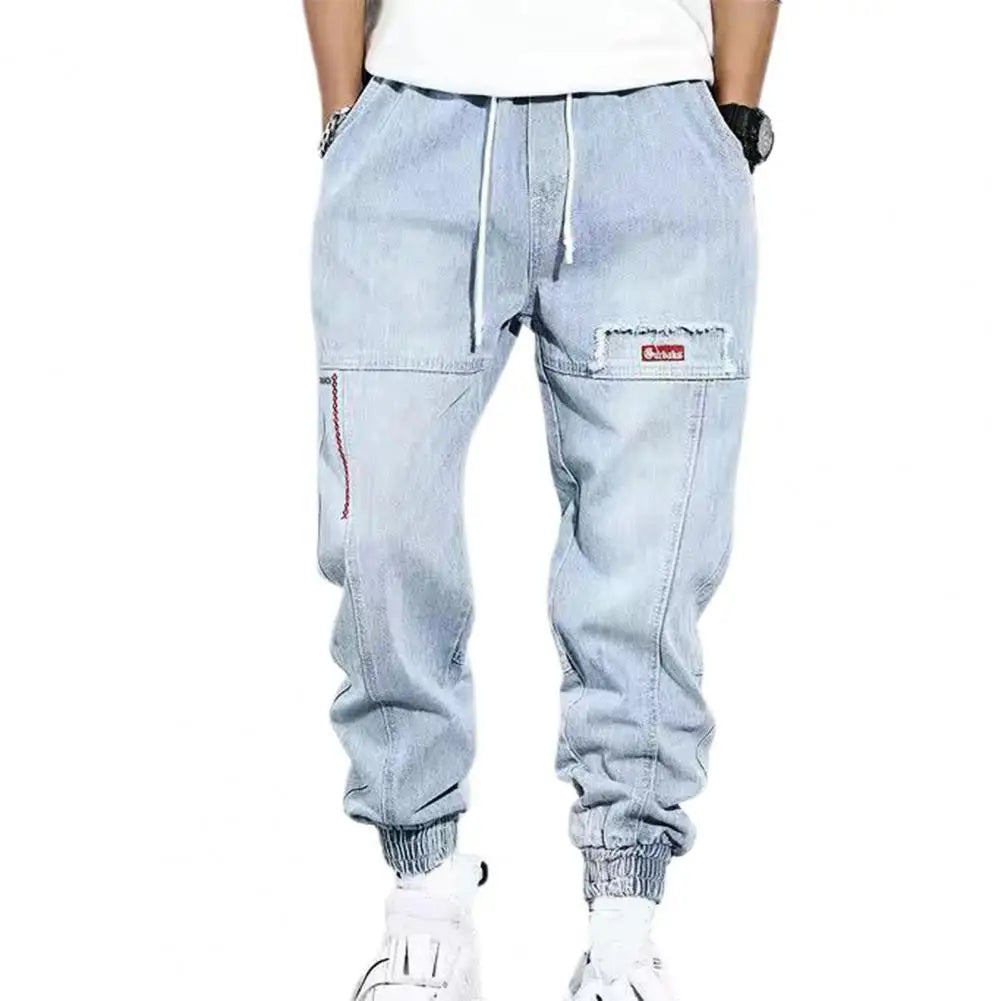 Men's Hip Hop Cargo Pants with Multiple Pockets