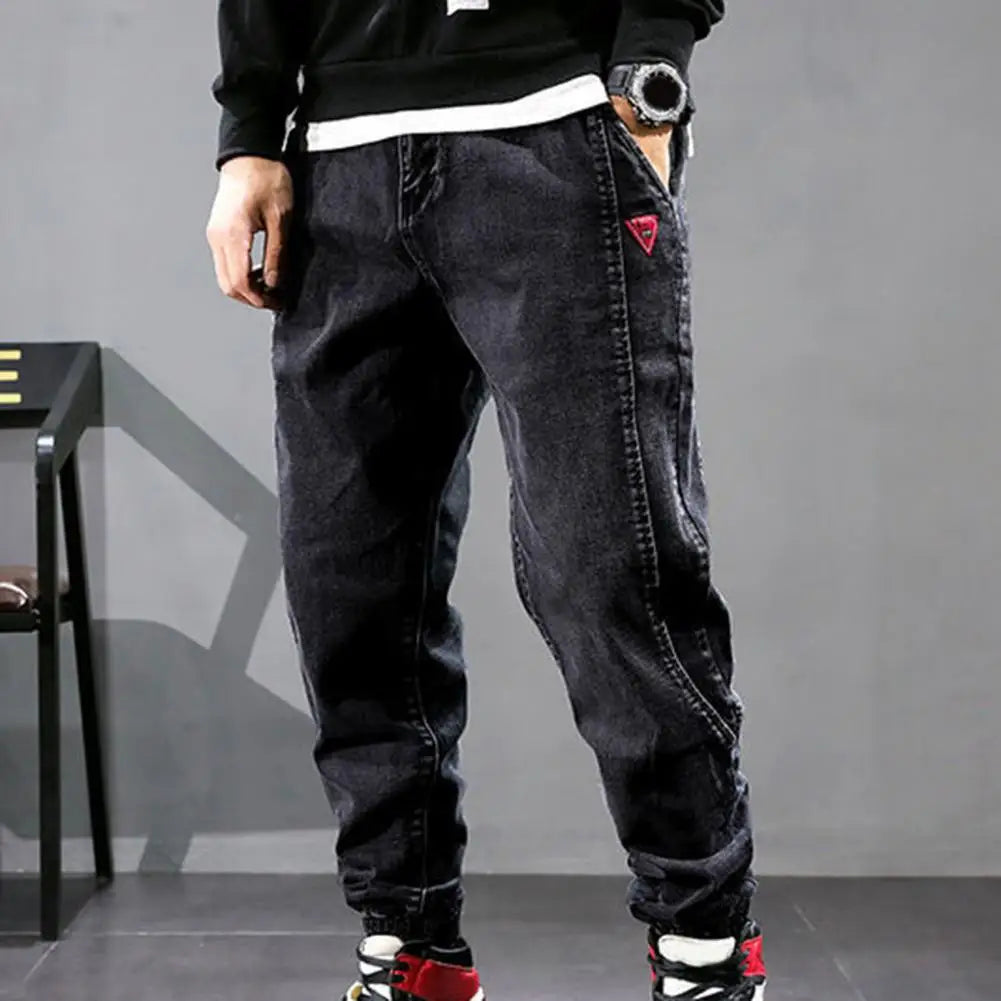 Men's Hip Hop Cargo Pants with Multiple Pockets