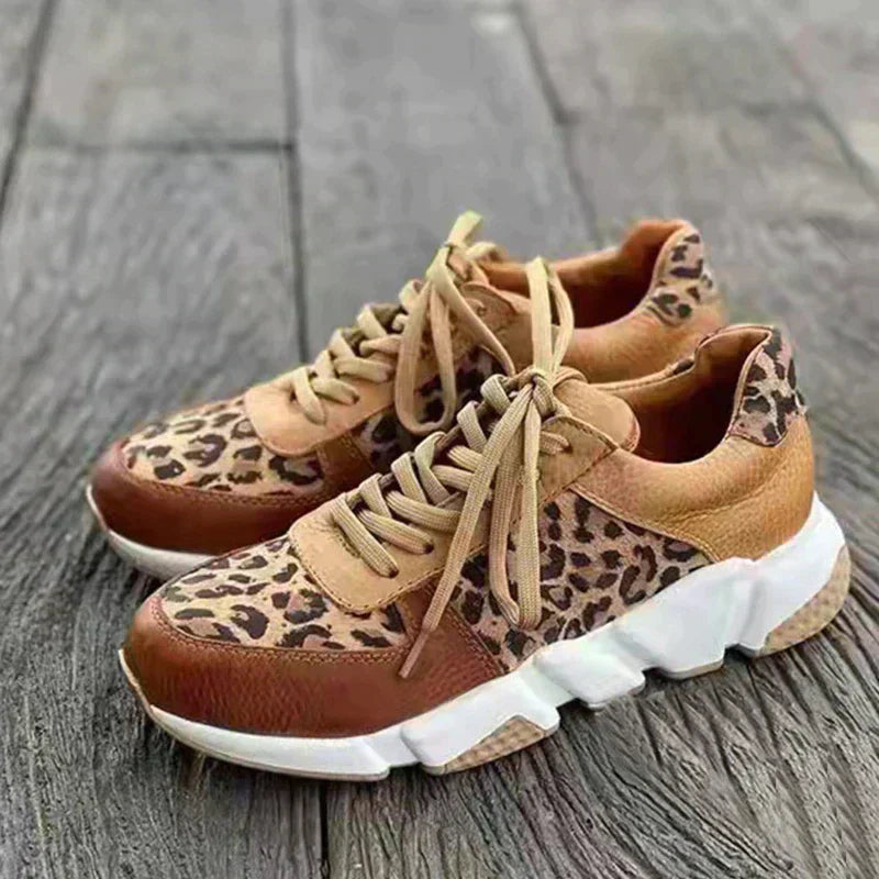 Women's Leopard Print Sneakers