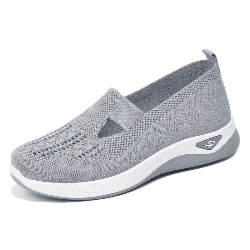 Women's Slip-On Walking Shoes with Cushioned Sole Comfort
